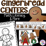 Gingerbread Math, Literacy, & MORE Centers for Preschool, 