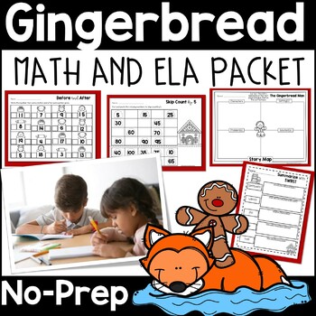 Preview of Gingerbread Math and ELA