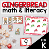Gingerbread Math and Literacy Center Bundle