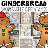 Preschool Gingerbread Man Activities Math and Literacy Wor