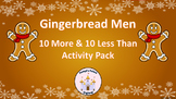 Gingerbread Men 10 More 10 Less Than Activity Pack