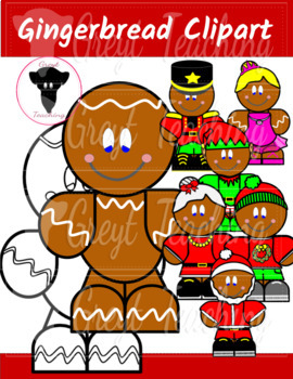 Preview of Gingerbread Men Clipart