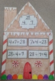 Gingerbread Multiplication/Division Fact Family Houses