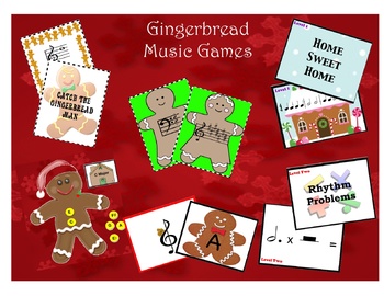 Preview of Gingerbread Music Games