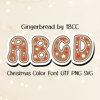 Preview of Gingerbread OTF PNG SVG