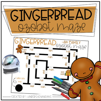 Gingerbread Ozobot Maze