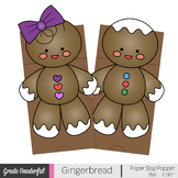 Gingerbread Paper Bag Puppets