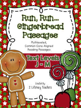 Preview of Gingerbread Passages: CCSS Aligned LEVELED J-M Reading Passages & Activities