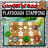 Gingerbread Playdough Mats (Letter Stamping)