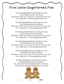 Gingerbread Poem by Jennifer Dooley | Teachers Pay Teachers
