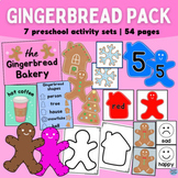 Gingerbread Preschool Activity Pack