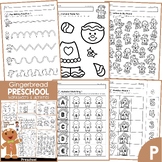 Gingerbread Preschool No Prep Worksheets and Activities