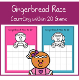 Gingerbread Race - Counting Game to 20 - Fun Maths - Numbe