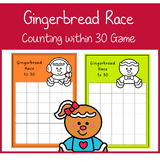 Gingerbread Race - Counting Game to 30 - Fun Maths - Numbe
