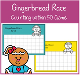 Gingerbread Race - Counting Game to 50 - Fun Maths - Numbe