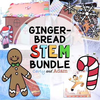 Preview of Gingerbread READ ALOUD STEM™ Activities and Challenges BUNDLE
