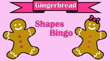 Preview of Gingerbread Shapes Bingo