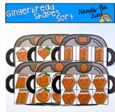 Gingerbread Shapes Sorting Activities