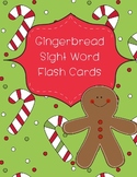 Gingerbread Sight Word Flash Cards