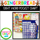 Gingerbread Sight Words Pocket Chart Center