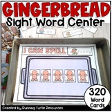 Gingerbread Sight Words l December Word Work Activities