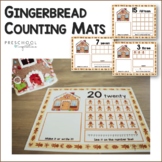 Gingerbread Ten Frame Counting Mats