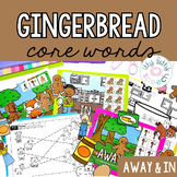 Gingerbread Thematic Core Vocabulary Activities for Christ