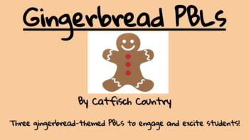 Preview of Gingerbread-Themed PBLs