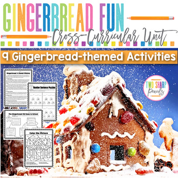 Preview of Gingerbread Unit | History of Gingerbread Passage | Mapping Skills | Math Riddle