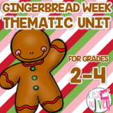 Gingerbread Week Thematic Unit Grades 2-4