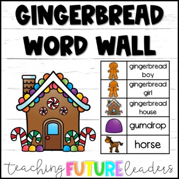 Preview of Gingerbread Word Wall