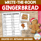 Gingerbread - Write the Room Activity + Fast Finishers!