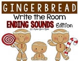 Gingerbread Write the Room - Ending Sounds Edition