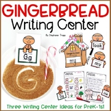 Gingerbread Writing Center for PreK, Kindergarten and First Grade