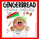 Gingerbread Writing Craft, Craftivity, Gingerbread Man Craft