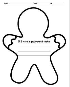 Preview of Gingerbread cookie activities