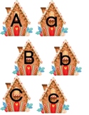 Gingerbread house/man letter match ABC/abc