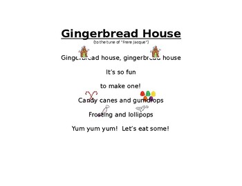 Preview of Gingerbread house song