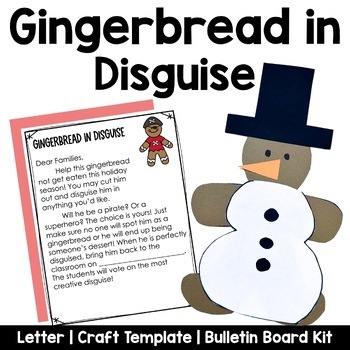 Preview of Gingerbread in Disguise | Family Home Project