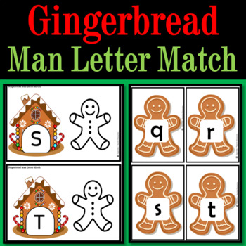 Gingerbread Man Spin & Stamp Letters Activity for Preschoolers