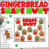 Gingerbread shapes kindergarten