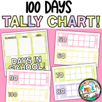 Preview of Gingham Gang 100 Days of School Chart | Pastel Classroom Decor | Country