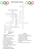 Giochi olimpici cruciverba (Olympic Games - Crossword)