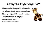 Giraffe Calendar Set
