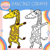 Giraffe Clipart | Dancing Giraffe Clipart