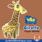 Giraffe Craft Activity | 3D Paper Model