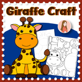 Giraffe Craft  Activity | Animal craft | Bulletin Board | 