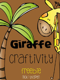 Giraffe Craftivity--a freebie