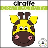 Giraffe Craft Zoo Jungle Animals Theme Activities Bulletin