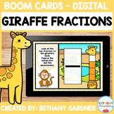 Giraffe Fractions - Boom Cards - Distance Learning